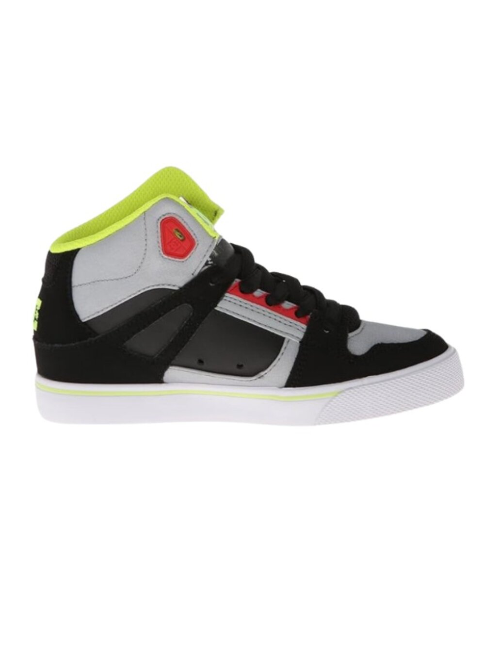 DC Youth Spartan High - Grey / Red - 303499B